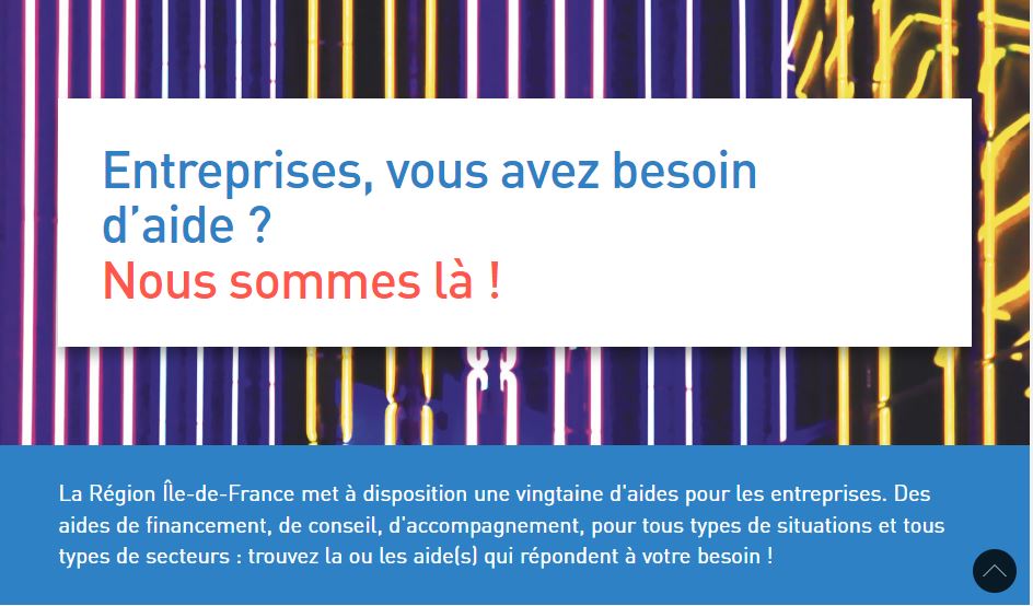 aides régionales île-de-france