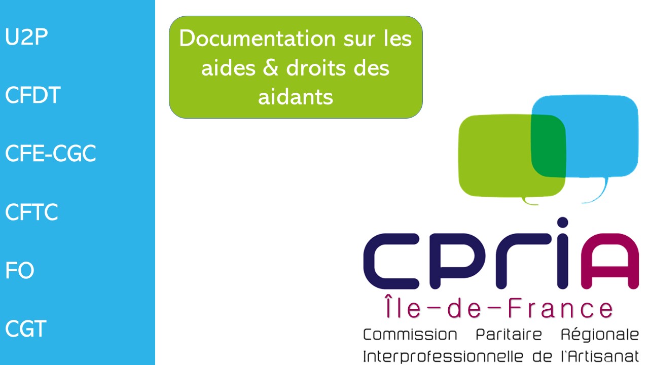 CPRIA : Un guide pour accompagner les aidants