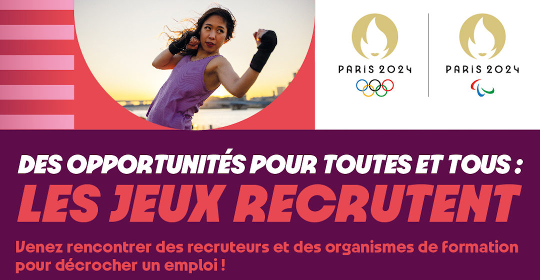 « LES JEUX RECRUTENT » Mardi 26 septembre à la Cité du Cinéma, 20 Rue Ampère, Saint-Denis